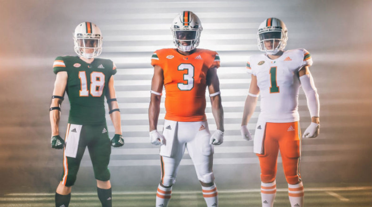 Miami Jerseys, Miami Hurricanes Uniforms