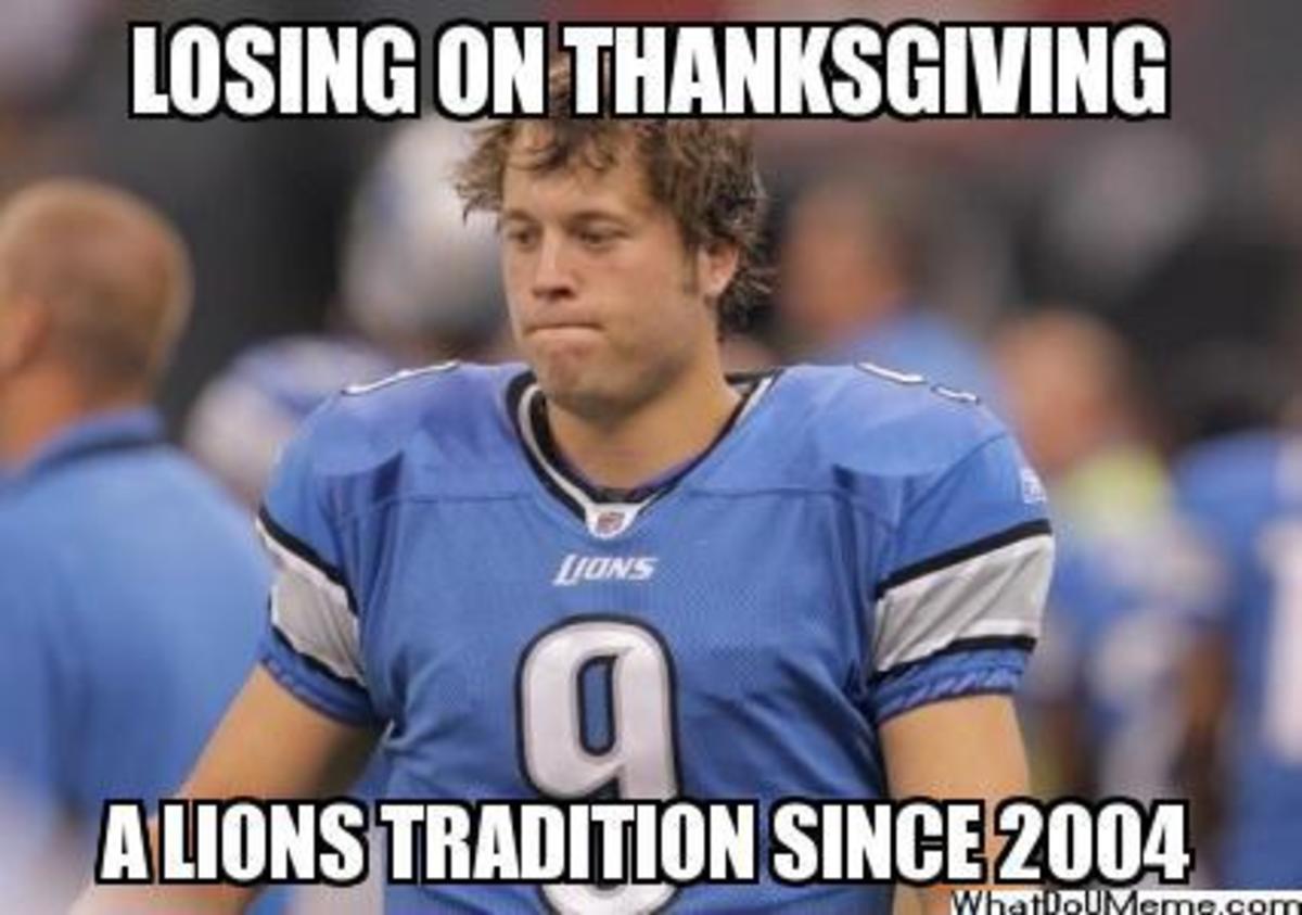 Thanksgiving Football Meme