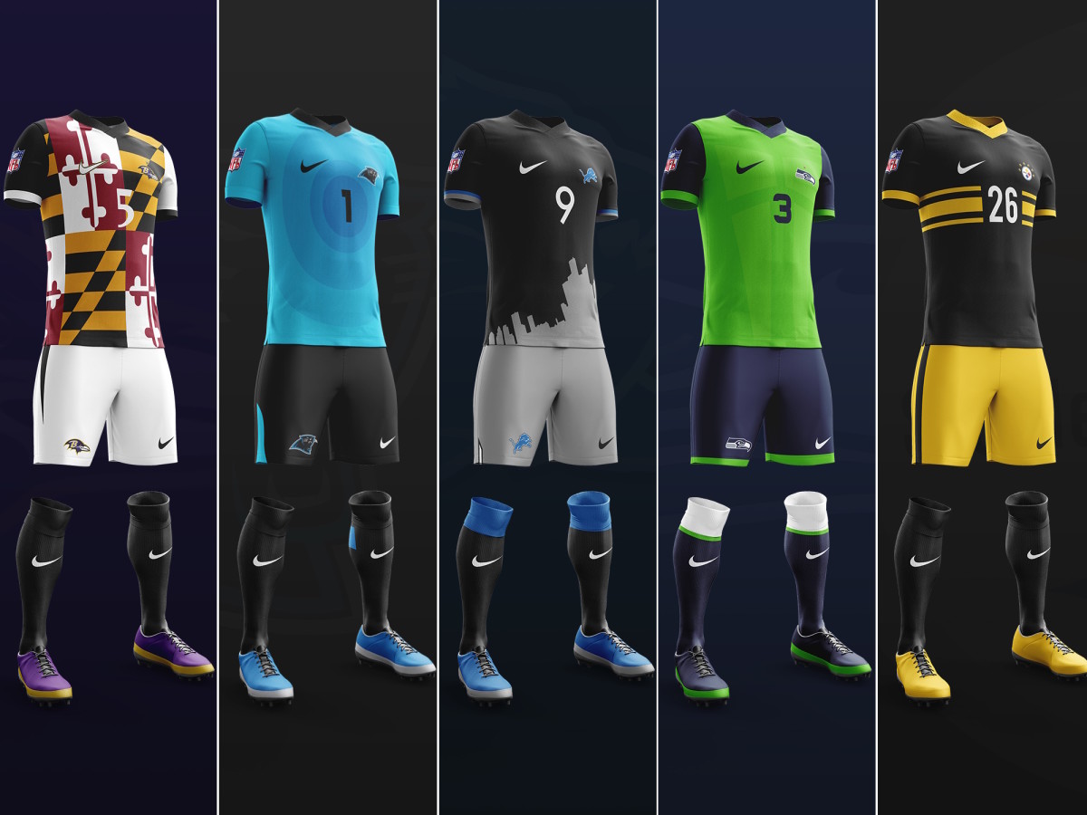 nfl jerseys as soccer kits