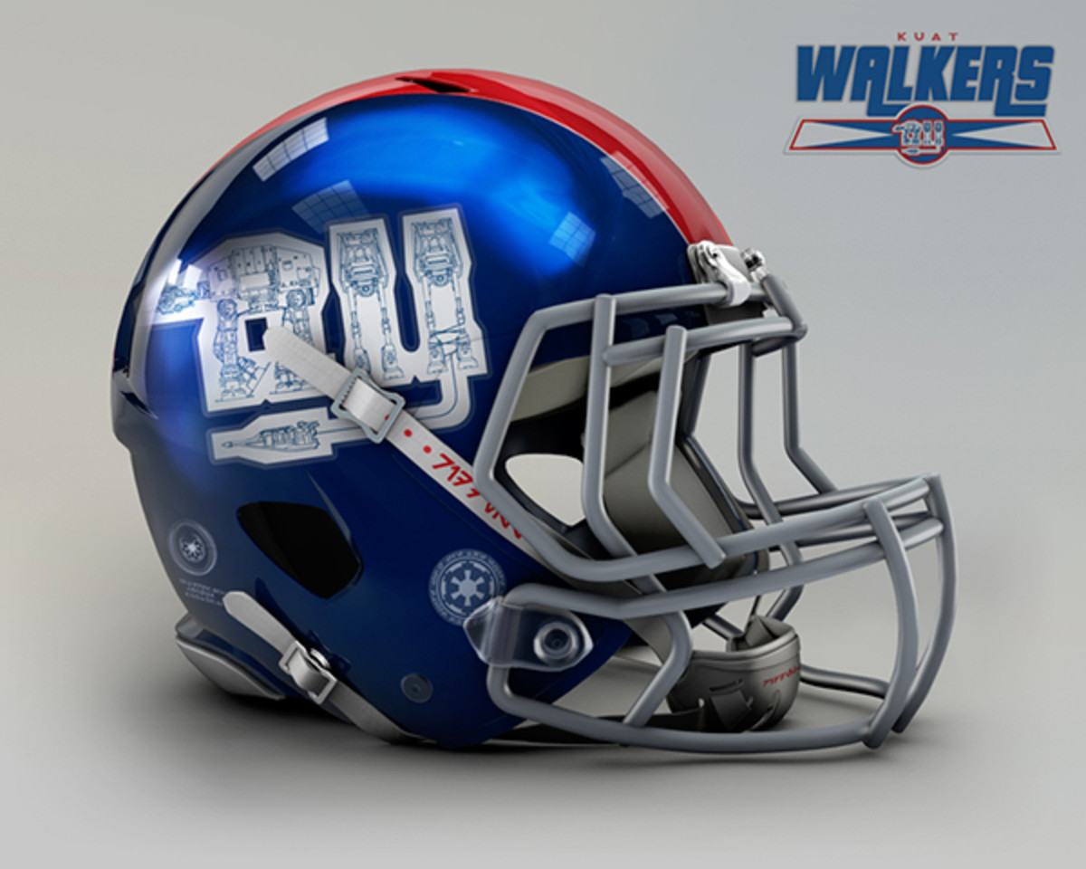 Football helmets in the 'Star Wars' universe