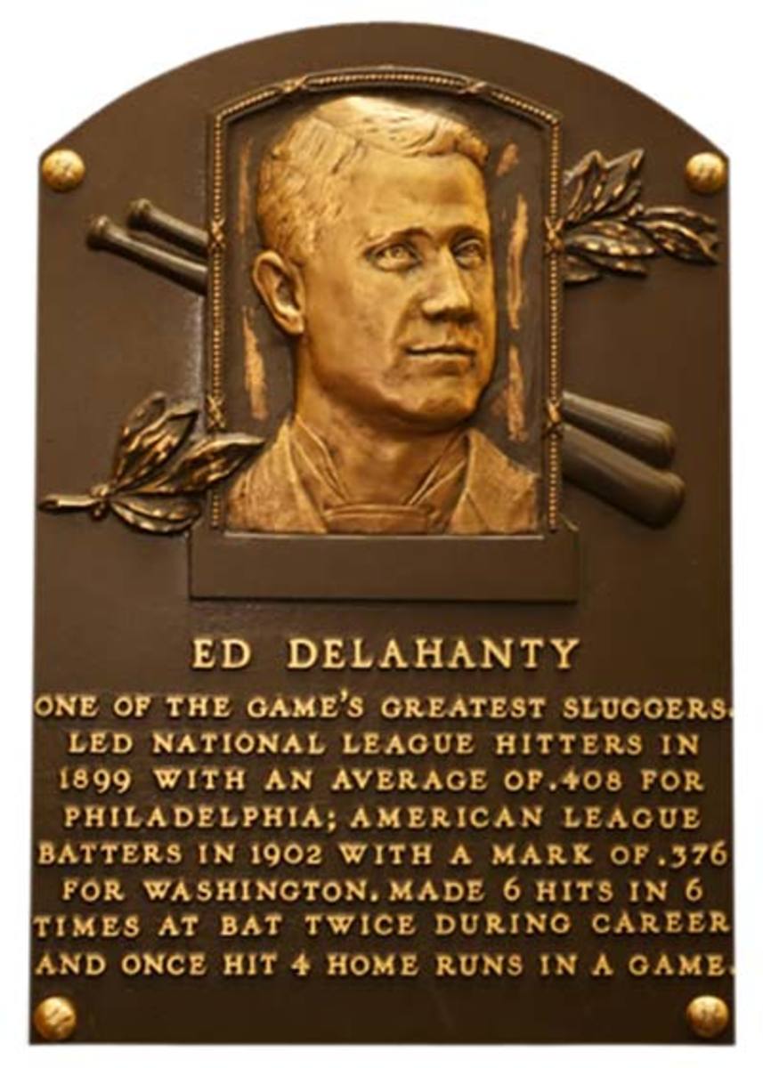 Ed Delahanty's Hall of Fame plaque