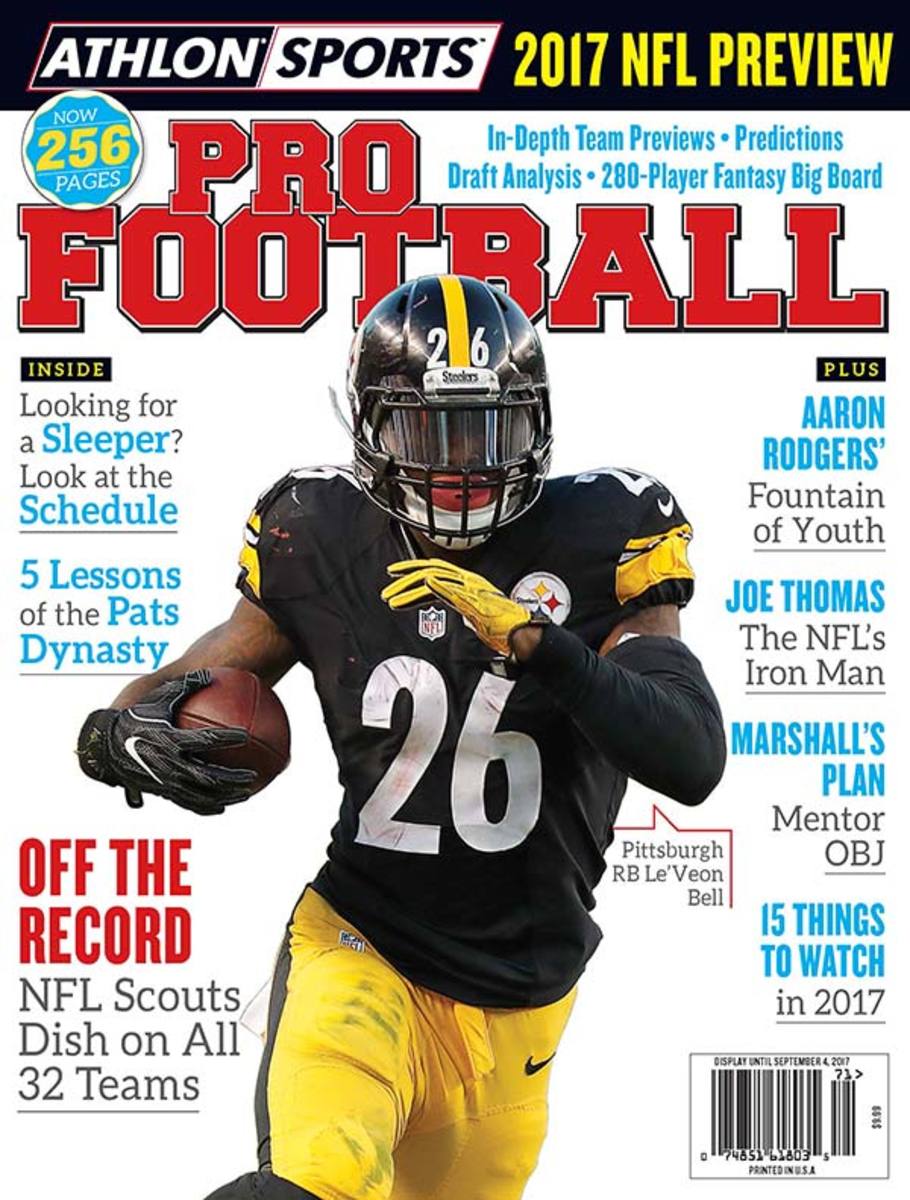 Athlon Sports’ 2017 NFL Preview Magazine Covers