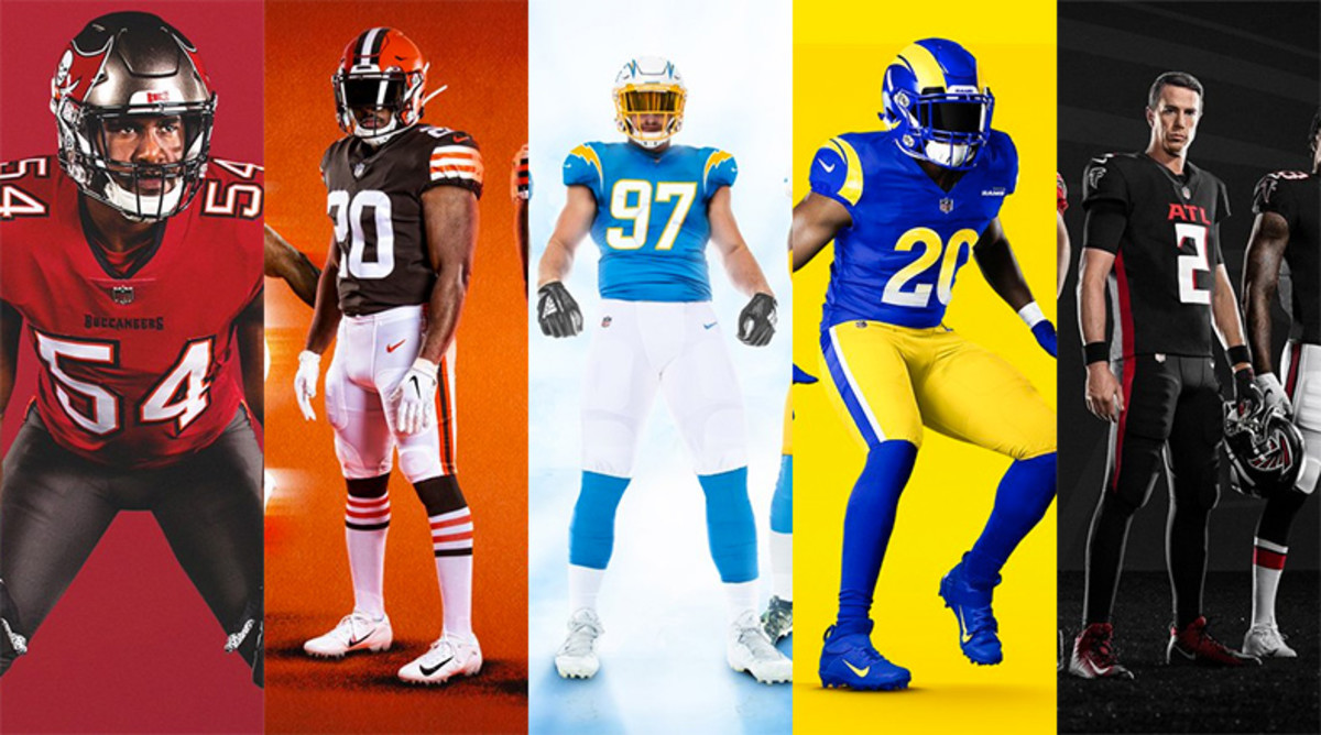 Here's all the new NFL uniforms and helmets for the 2023 season