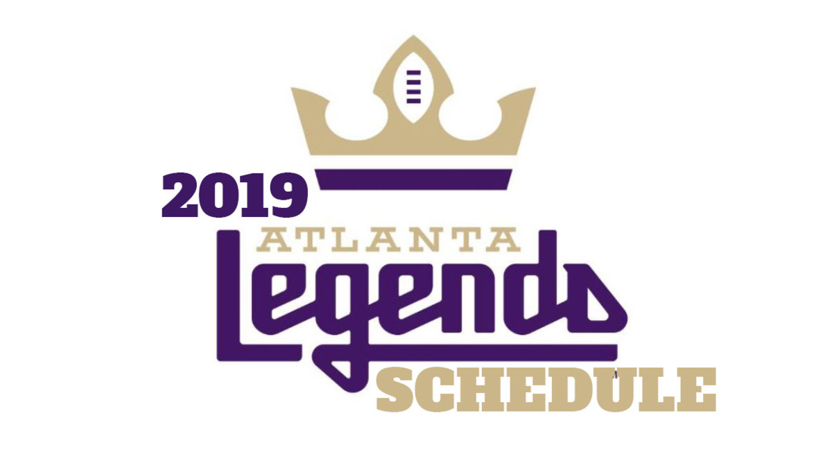 Atlanta Legends Schedule 2019 (AAF Football)