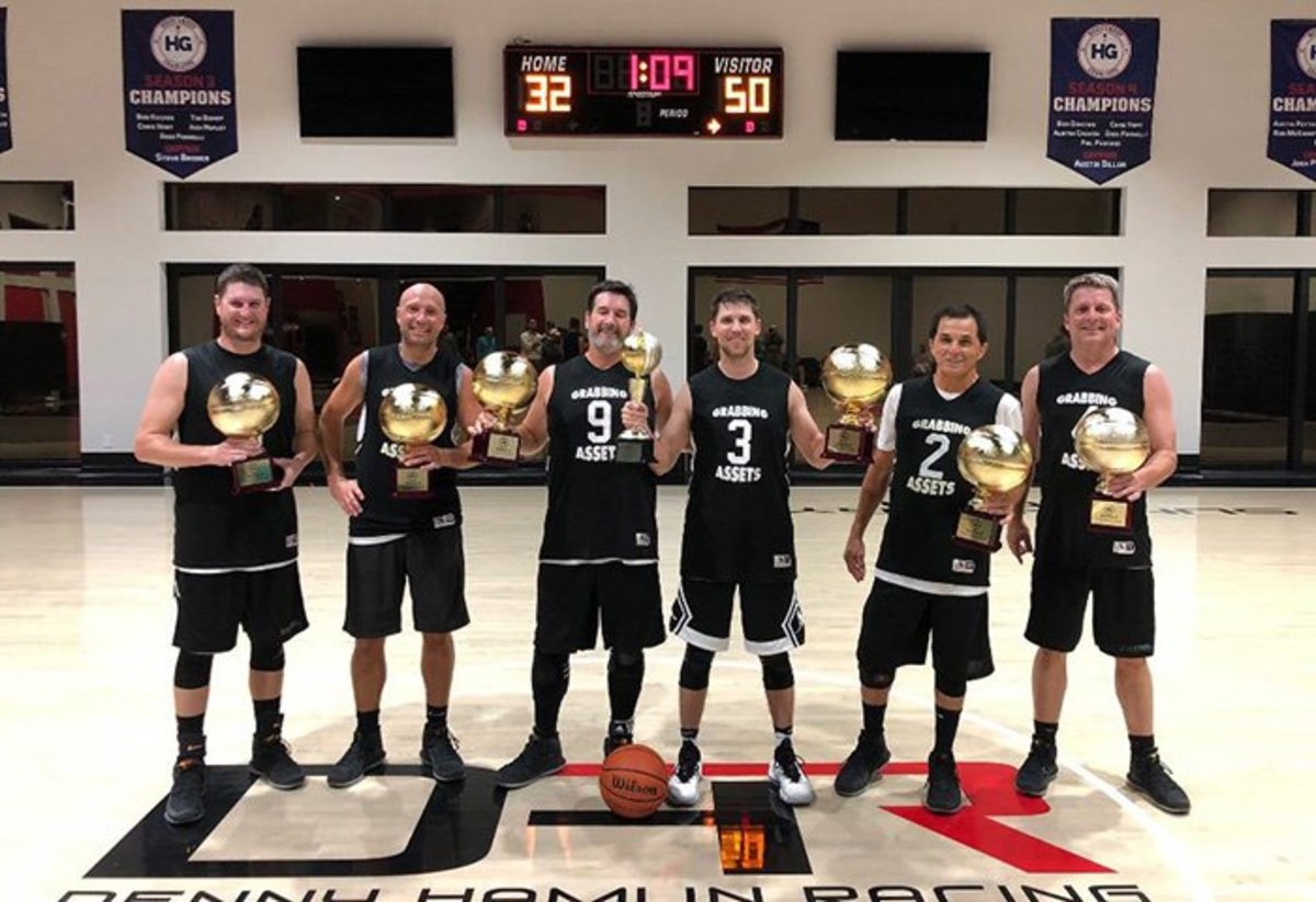 NASCAR Driver Denny Hamlin Has a Passion for Basketball Athlon Sports