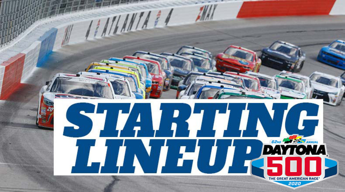 NASCAR Starting Lineup for Sunday's Daytona 500