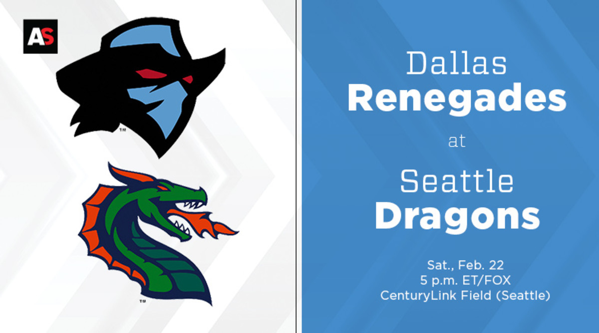 Dallas Renegades vs. Seattle Dragons Prediction and Preview (XFL Football)