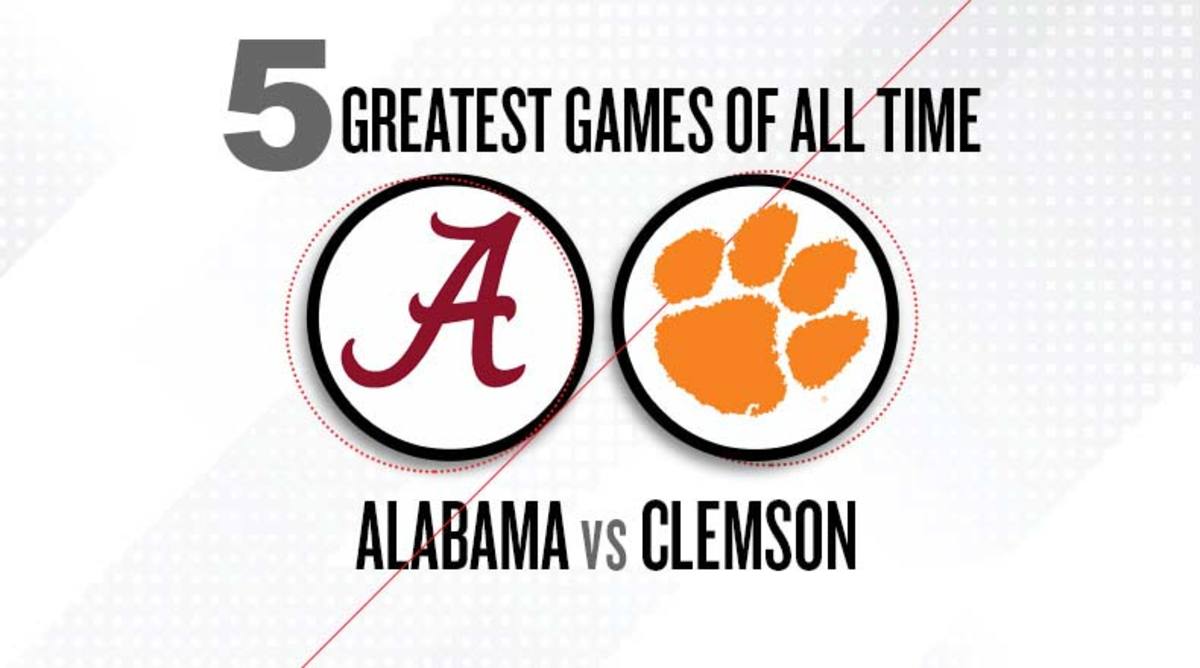 5 Best Alabama vs. Clemson College Football Games of All Time