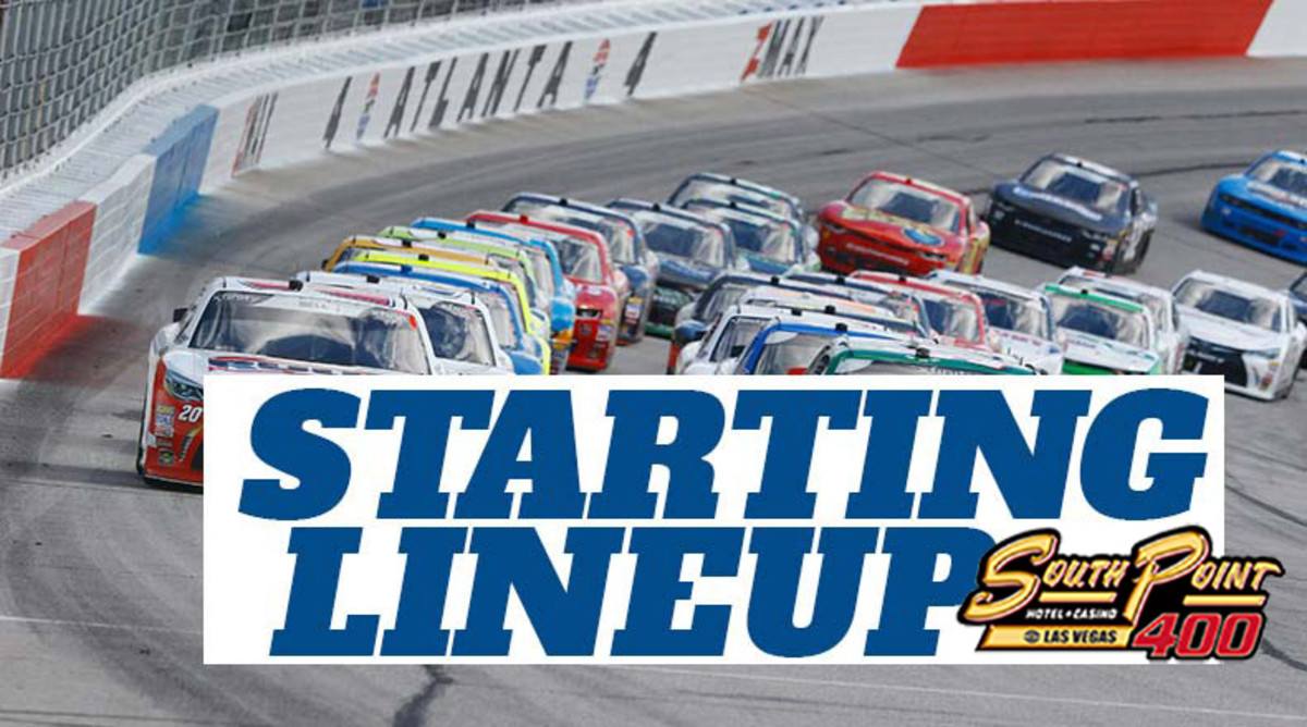 NASCAR Starting Lineup for Sunday's South Point 400 at Las Vegas Motor Speedway