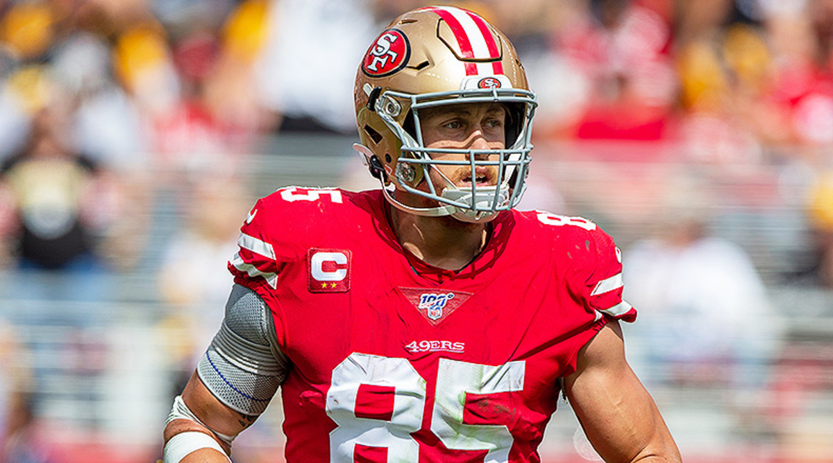 Fantasy football: George Kittle tops Week 1 tight end rankings 