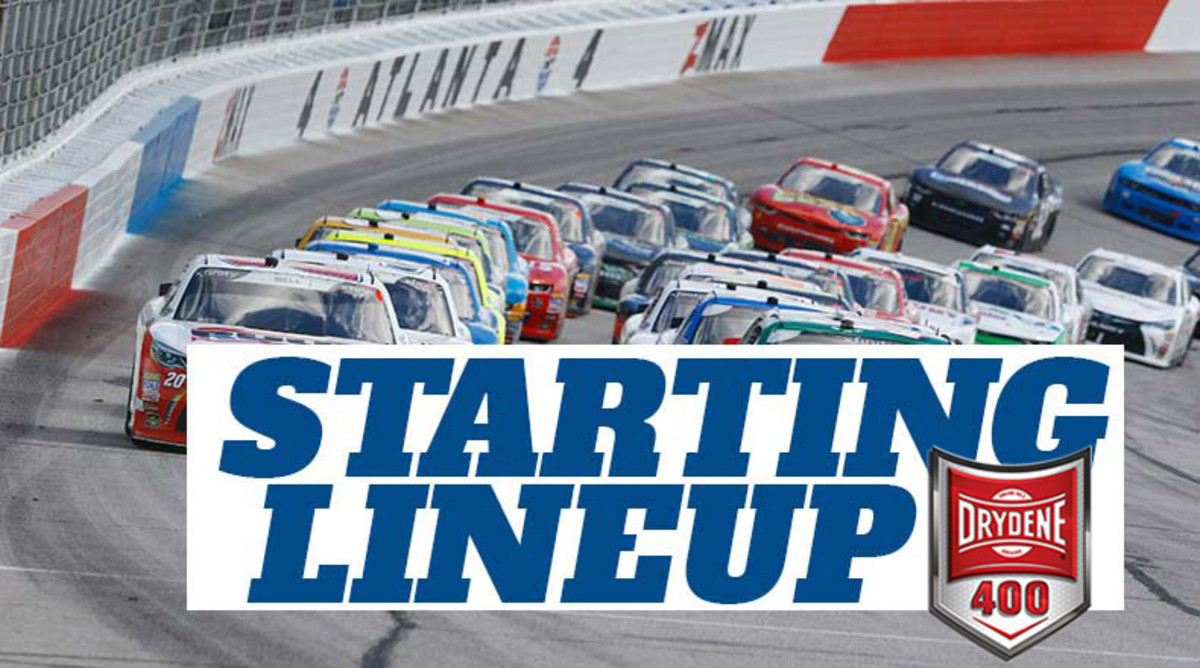 NASCAR Starting Lineup for Sunday's Drydene 400 at Dover International Speedway