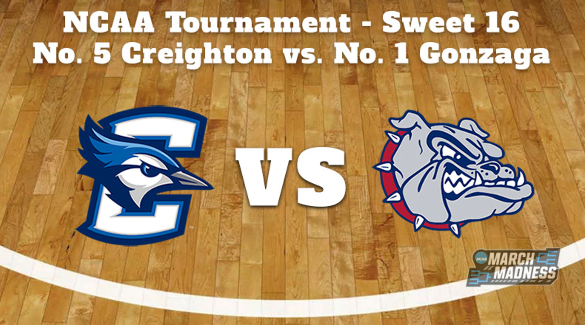 Creighton Bluejays vs. Gonzaga Bulldogs Prediction: NCAA Tournament Sweet 16 Preview