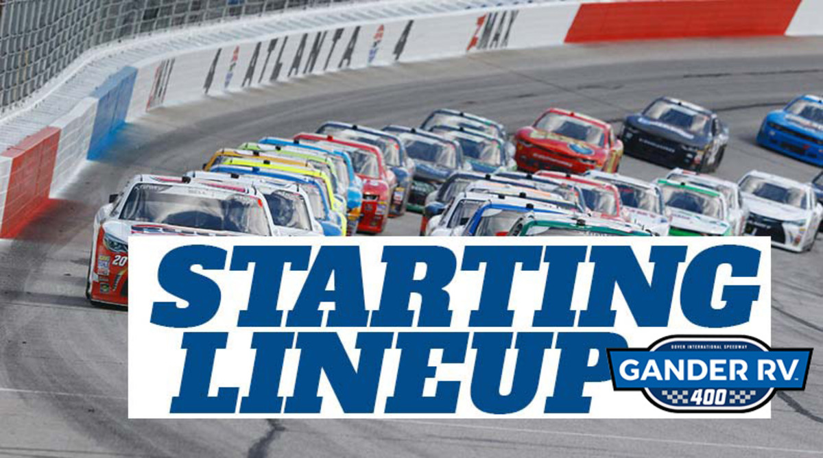 NASCAR Starting Lineup for Sunday's Gander RV 400 at Dover International Speedway
