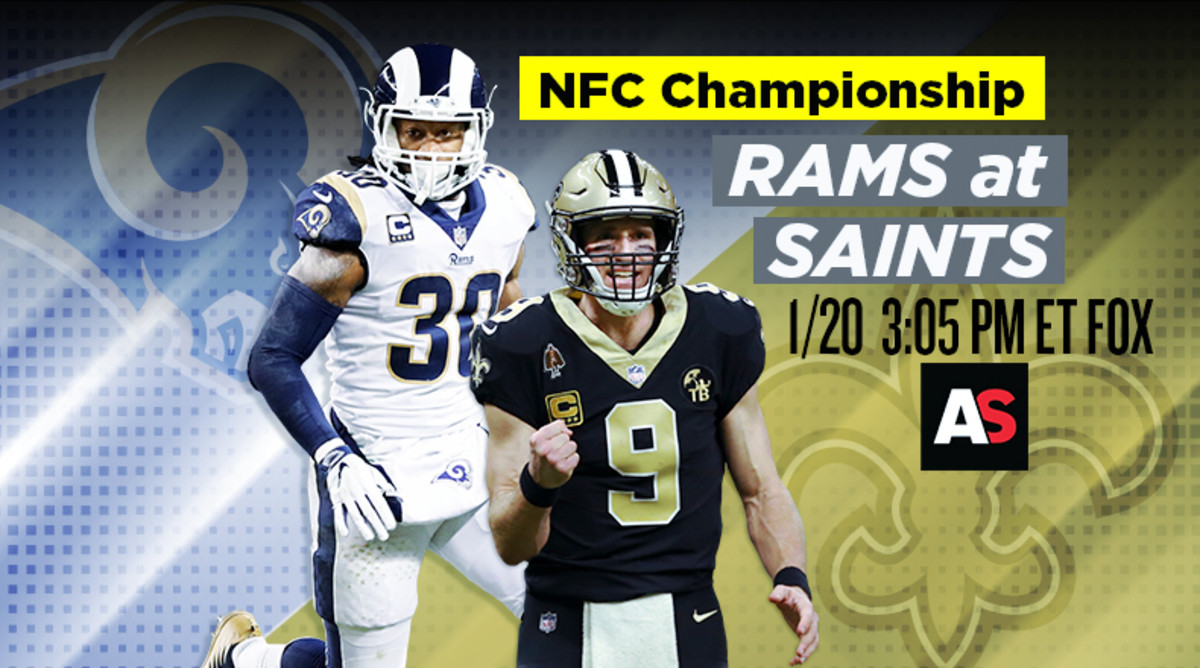 NFC Championship Prediction and Preview: Los Angeles Rams vs. New Orleans Saints
