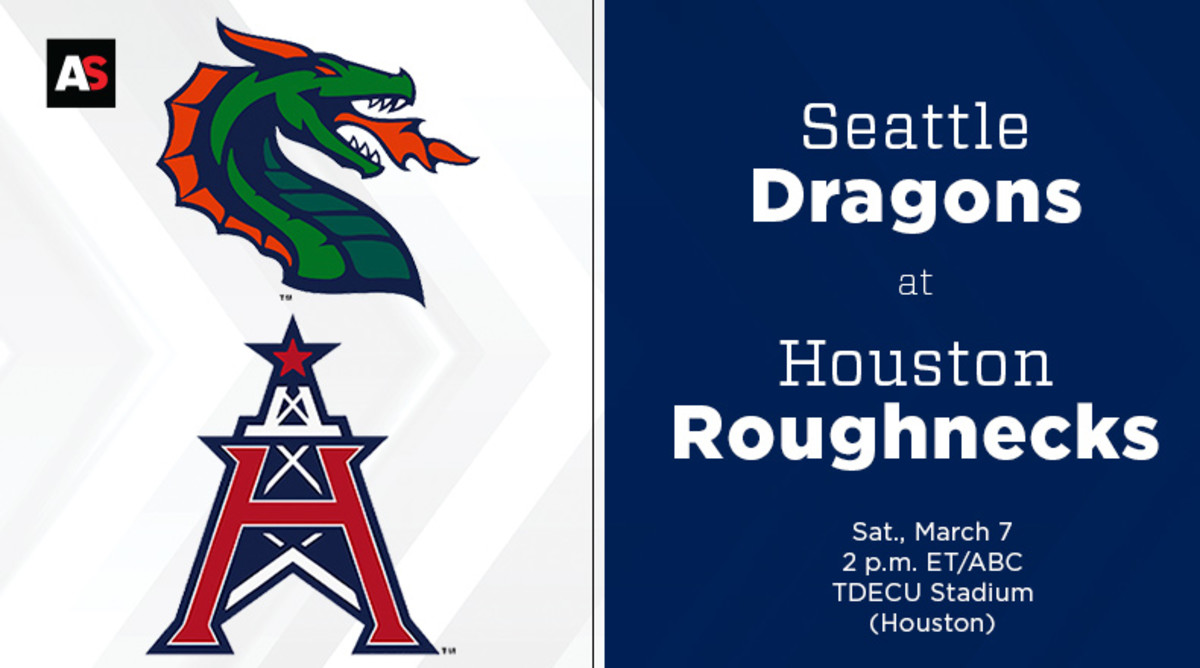 Seattle Dragons vs. Houston Roughnecks Prediction and Preview (XFL Football)