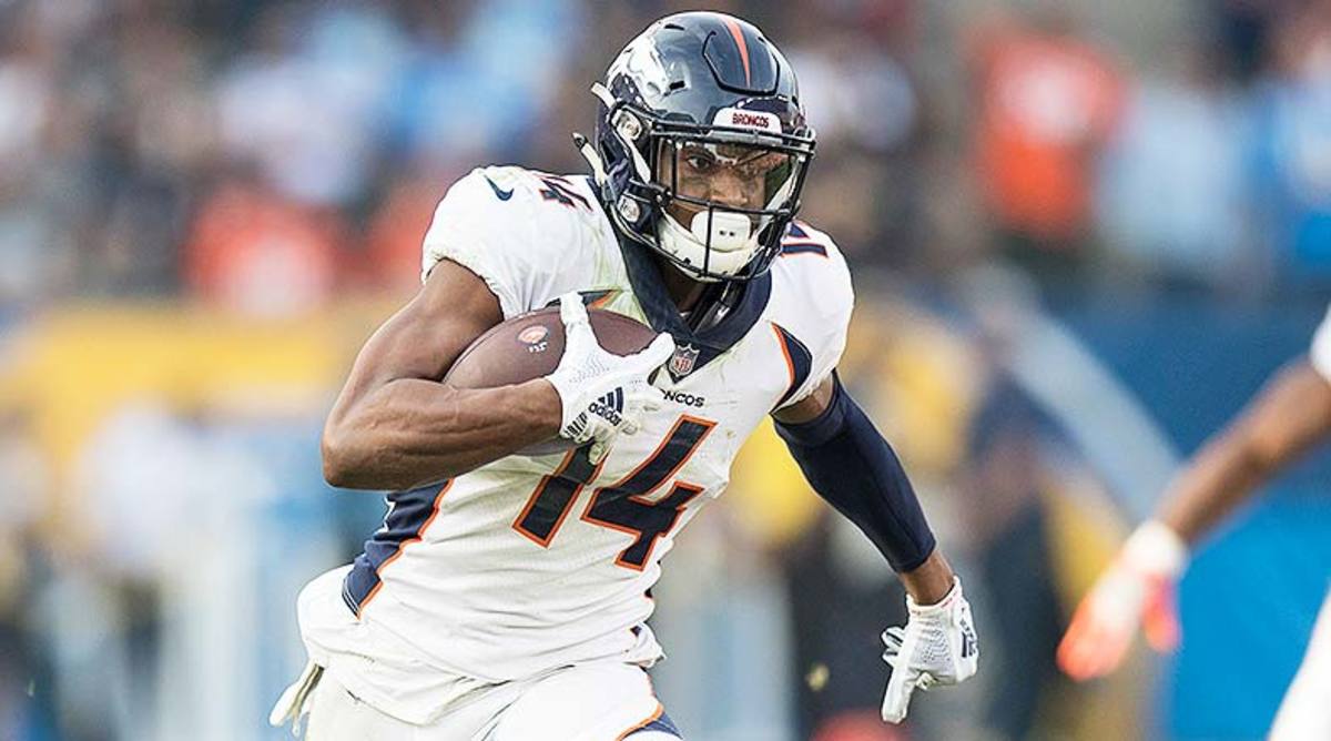 Courtland Sutton player props odds, tips and betting trends for Week 18