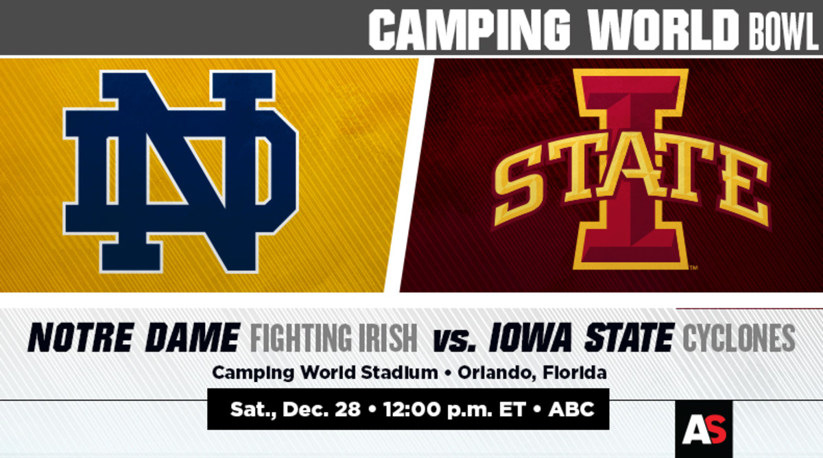 Camping World Bowl Prediction and Preview Notre Dame vs. Iowa State