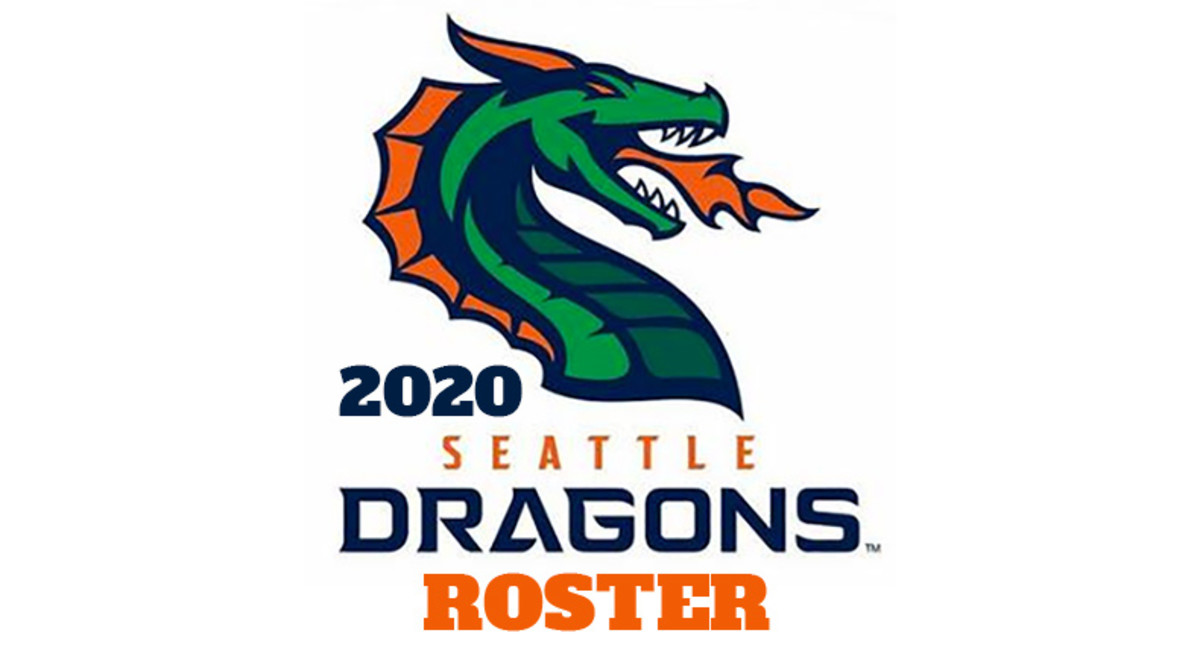 Seattle Dragons 2020 Roster (XFL Football)