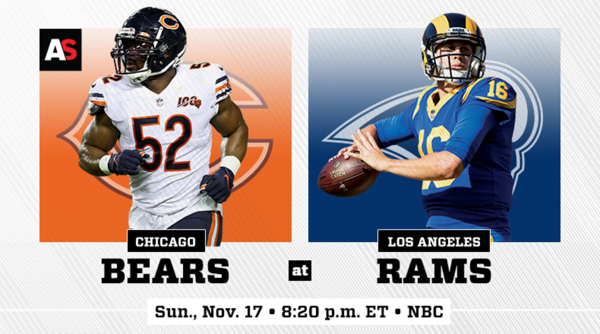 Sunday Night Football 2019: Where to Watch Chicago Bears vs. Los Angeles  Rams, TV Channel, Live Stream, Odds