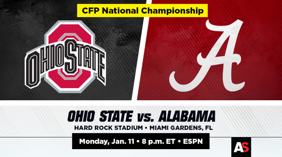 National Championship Prediction and Preview Ohio State vs. Alabama