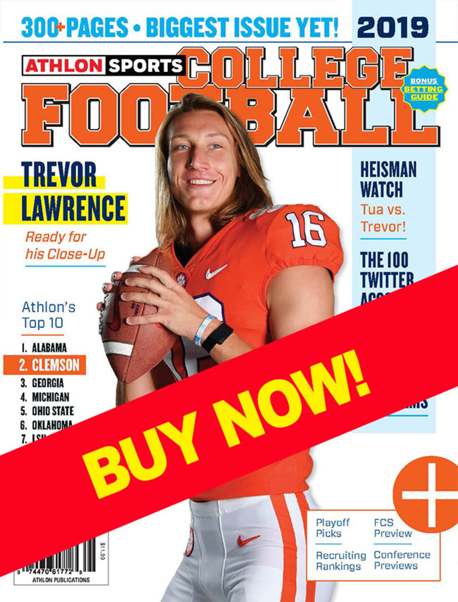 College Football 2019 magazine with Clemson cover