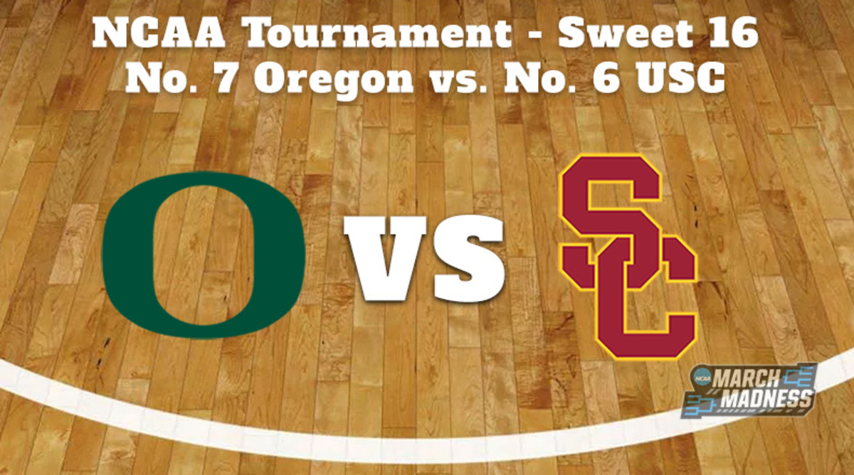 Oregon Ducks vs. USC Trojans Prediction NCAA Tournament Sweet 16