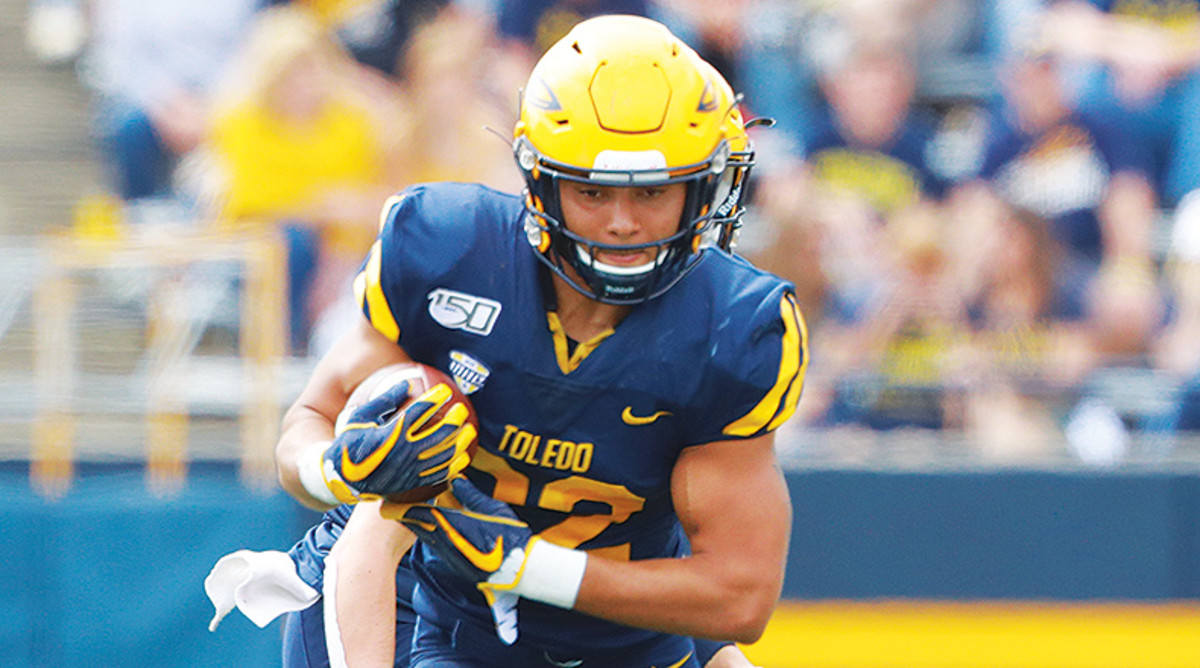 toledo football gloves