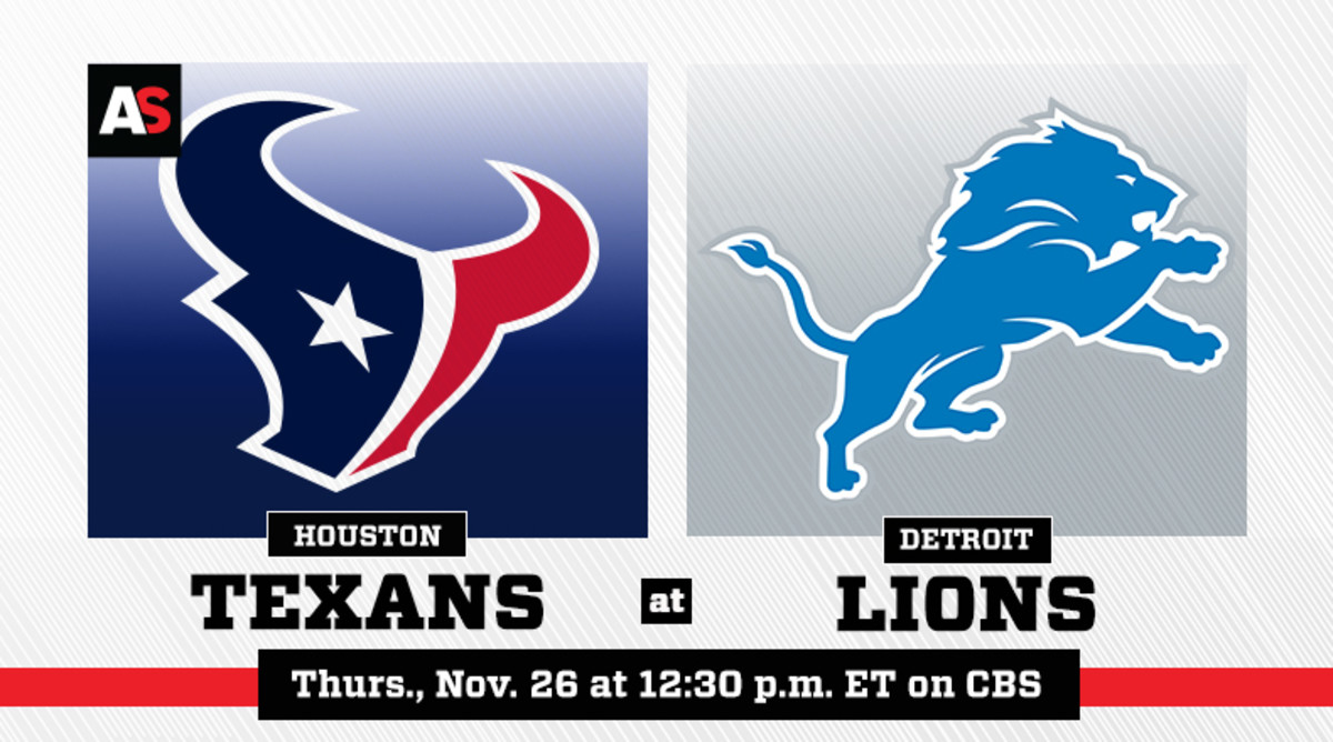 Thanksgiving Day: Houston Texans vs. Detroit Lions Prediction and Preview