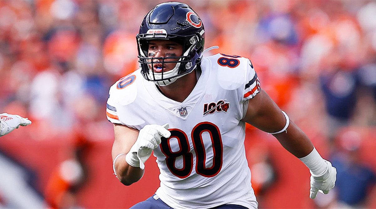 Chicago Bears fullback Michael Burton (46) in the first half during an NFL  football game against the Arizona Cardinals, Sunday, Sept. 23, 2018, in  Glendale, Ariz. (AP Photo/Rick Scuteri Stock Photo - Alamy