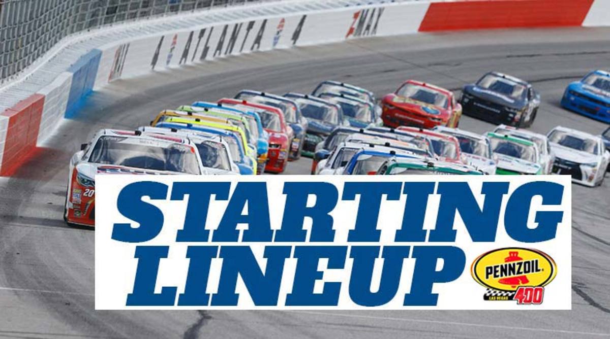 NASCAR Starting Lineup for Sunday's Pennzoil 400 at Las Vegas Motor