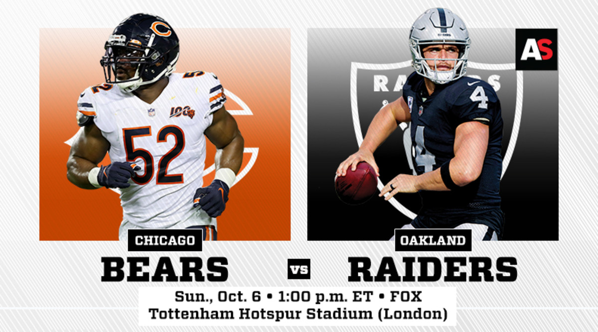 NFL London Games Chicago Bears vs. Oakland Raiders Prediction and