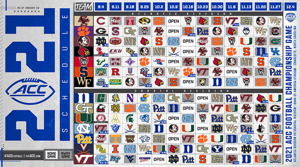 ACC Football: What to Know About the 2025 Schedule - AthlonSports.com ACC Football: What to Know About the 2025 Schedule - AthlonSports.com