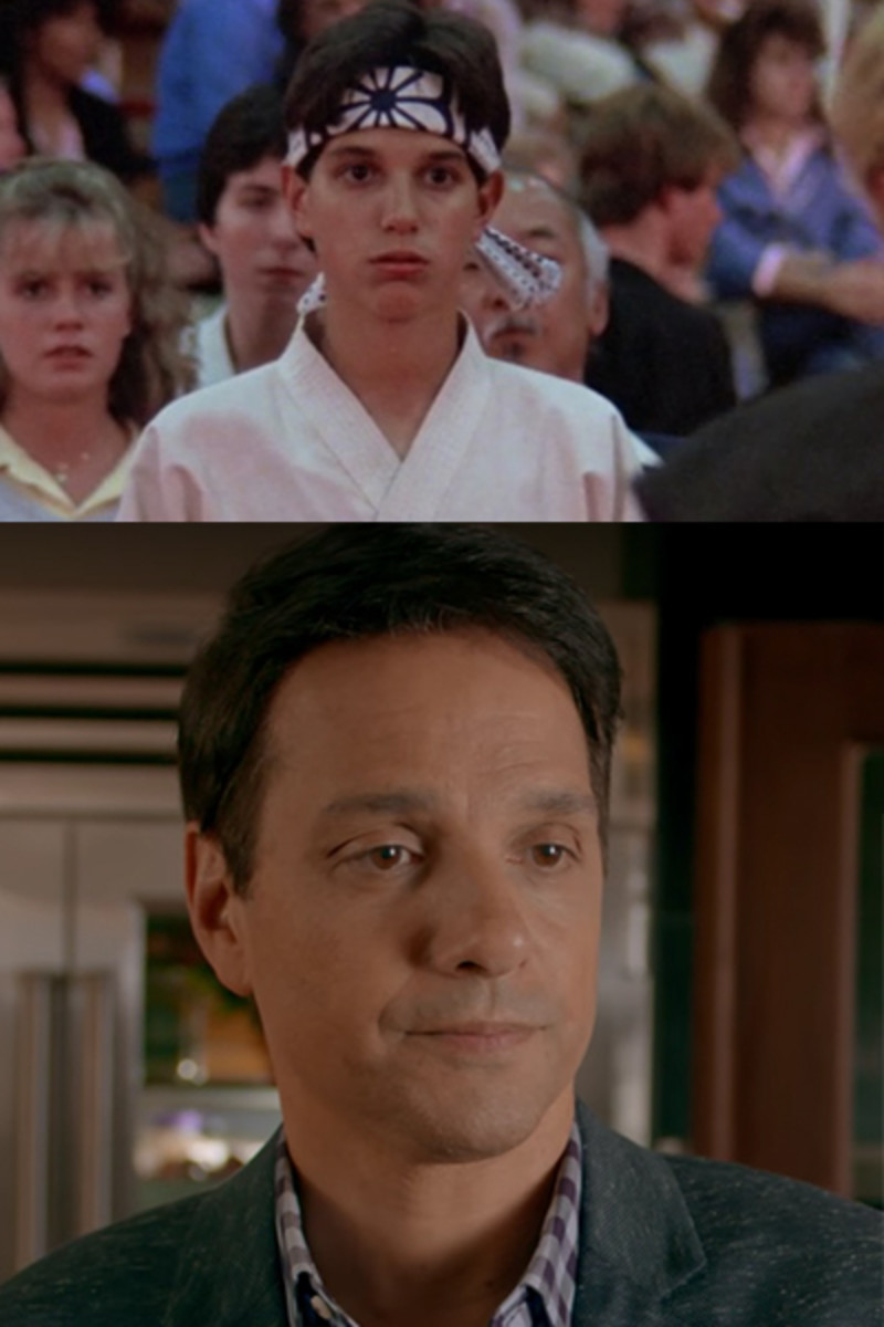 O Elenco de Karatê Kid 38 anos depois #ralphmacchio