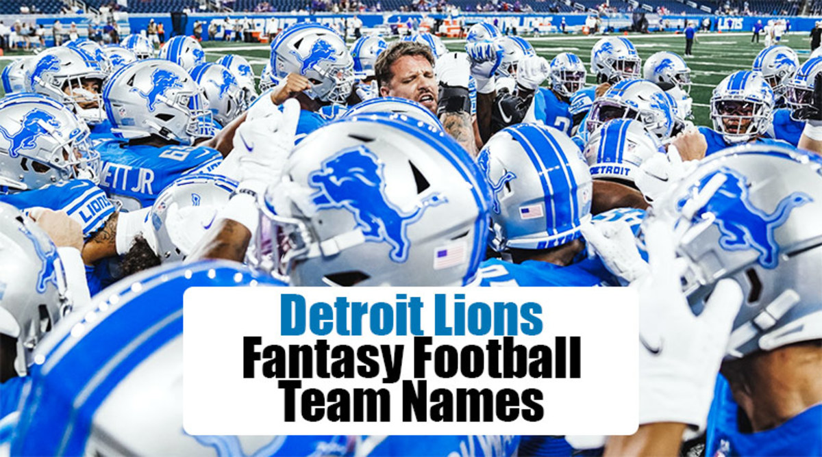 Detroit Lions Fantasy Football Team Names