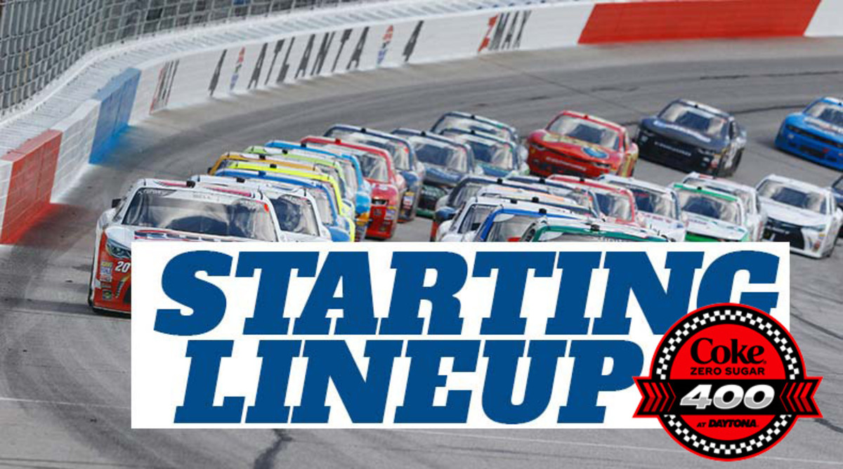 NASCAR Starting Lineup for Saturday's Coke Zero Sugar 400 at Daytona International Speedway