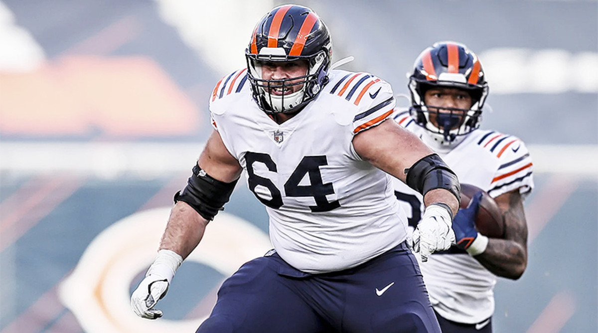 Offensive lineman Alex Bars went from being a practice squad member to making eight starts for the Bears last season