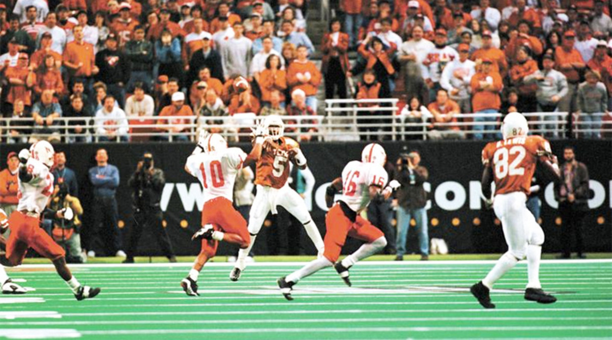 James Brown, Texas Longhorns Football in 1996 Big 12 Championship Game