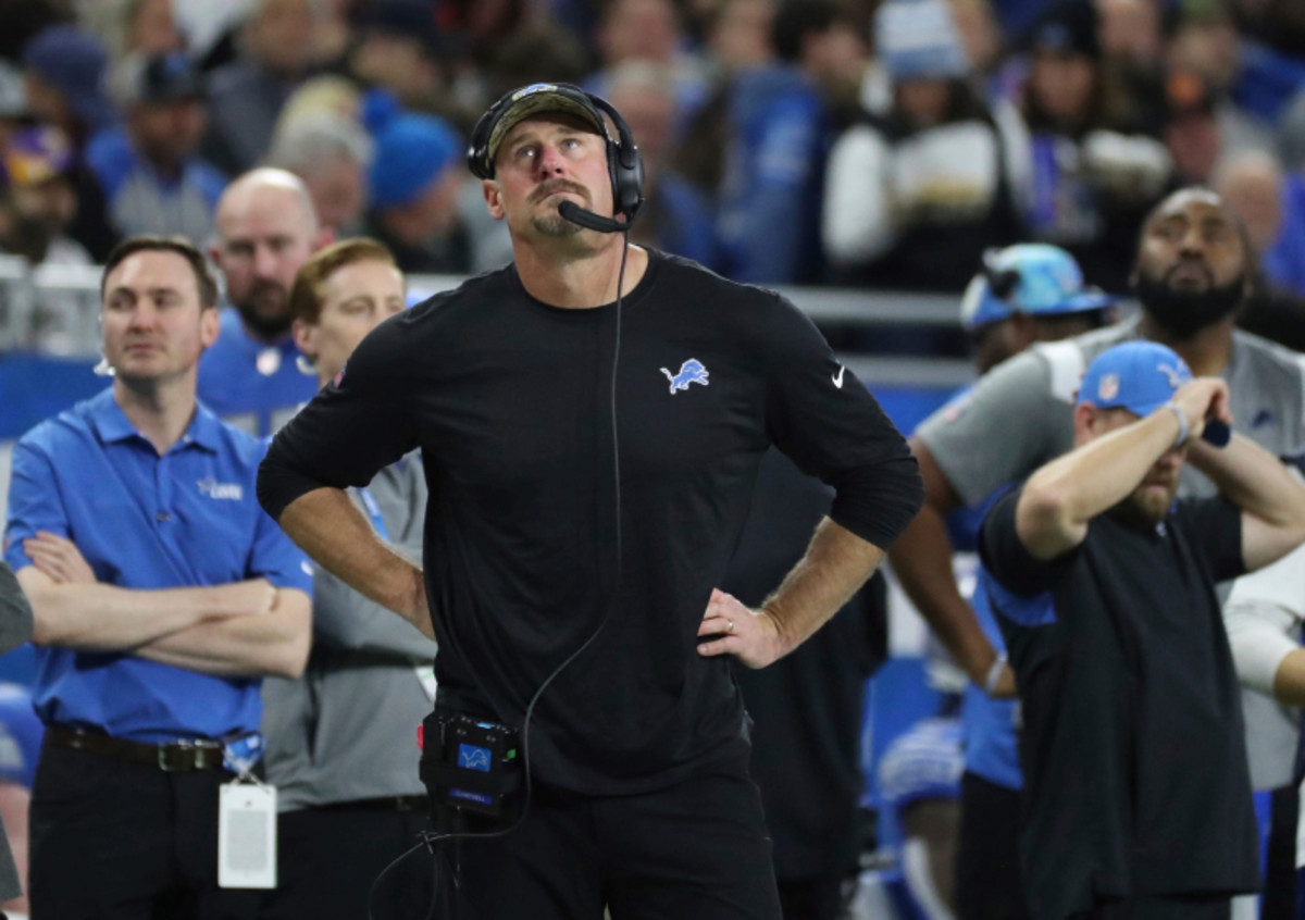 Lions head coach Dan Campbell 'Bite a Kneecap” shirts now