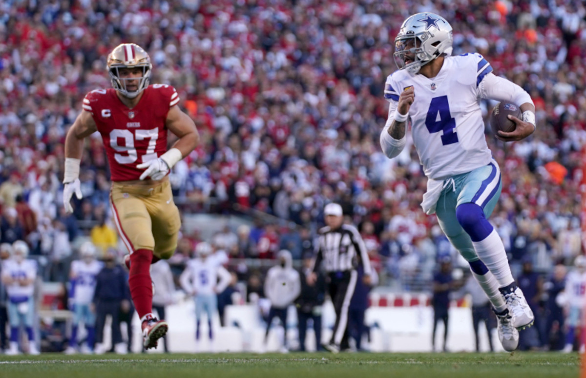 Cowboys QB Dak Prescott's play vs. 49ers raises very difficult question - A  to Z Sports