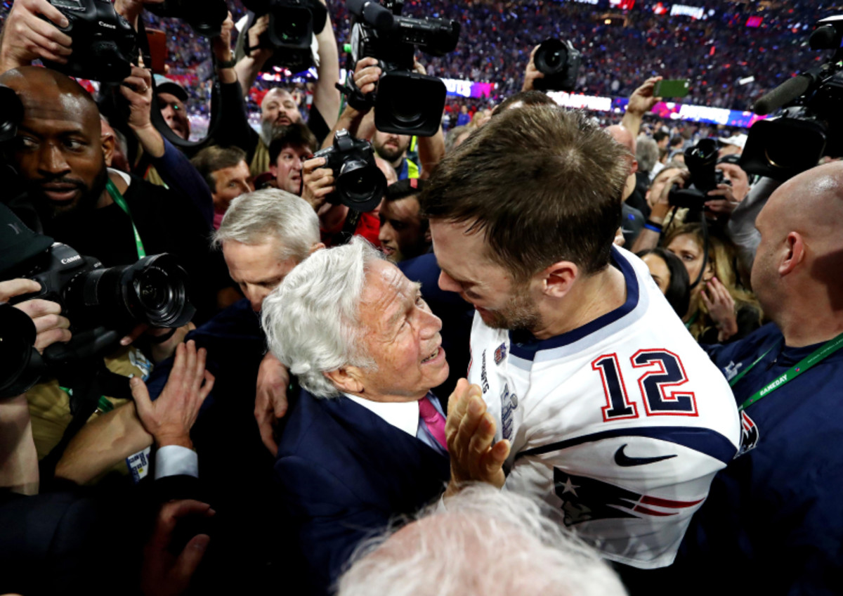 Robert Kraft and Tom Brady