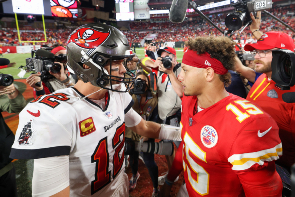 Tom Brady and Patrick Mahomes.