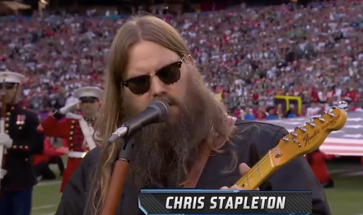 Video Chris Stapleton Performs Super Bowl LVII National Anthem
