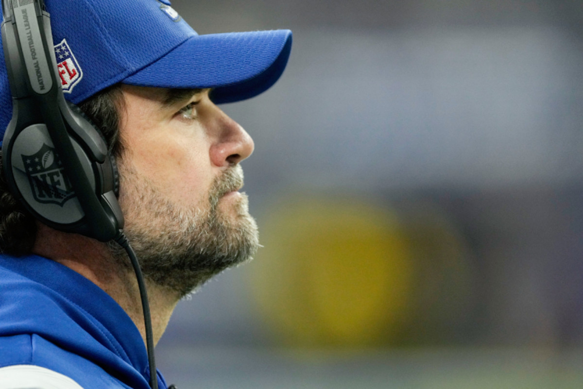 Indianapolis, Indiana, USA. 08th Jan, 2023. Indianapolis Colts interim head  coach Jeff Saturday during NFL game against the Houston Texans in  Indianapolis, Indiana. John Mersits/CSM/Alamy Live News Stock Photo - Alamy