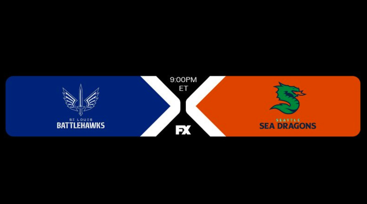 XFL Week 2 Battlehawks vs Sea Dragons: Thursday Night Football