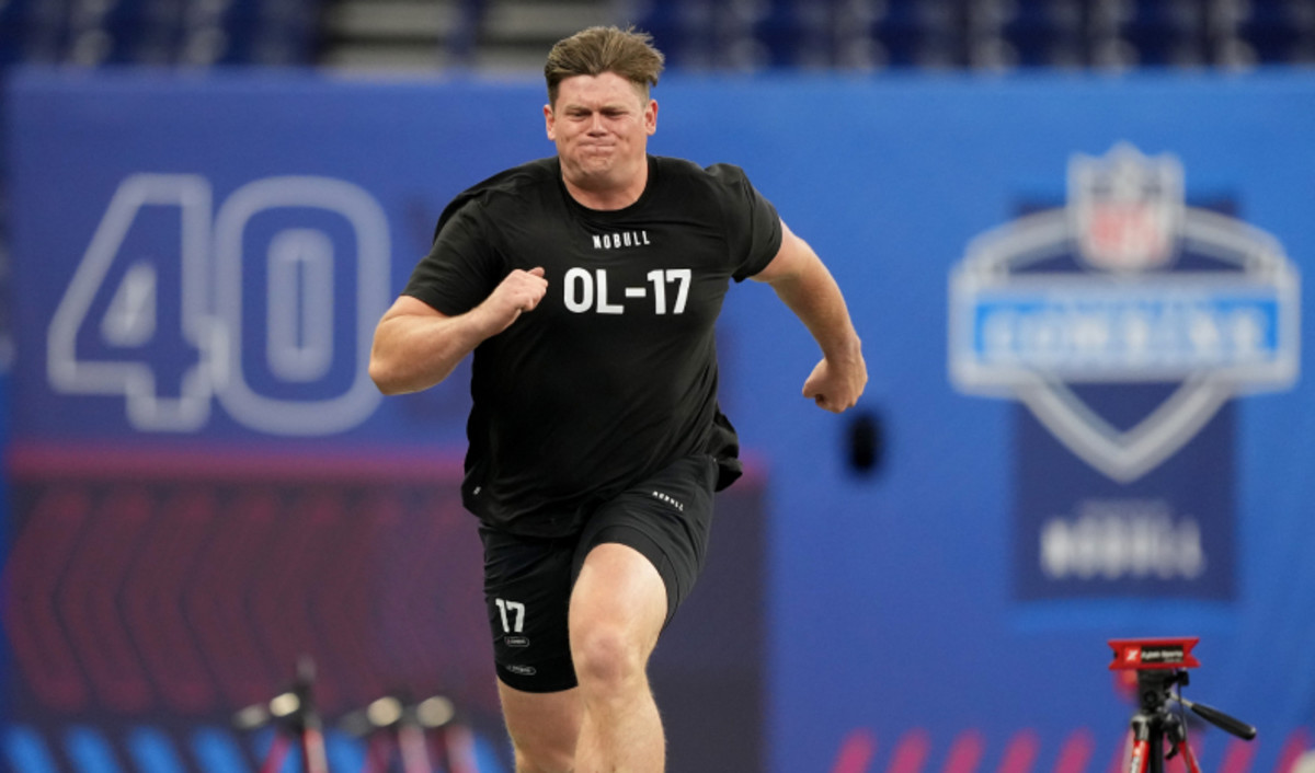 Look: Offensive Lineman Set A Record At NFL Combine - AthlonSports