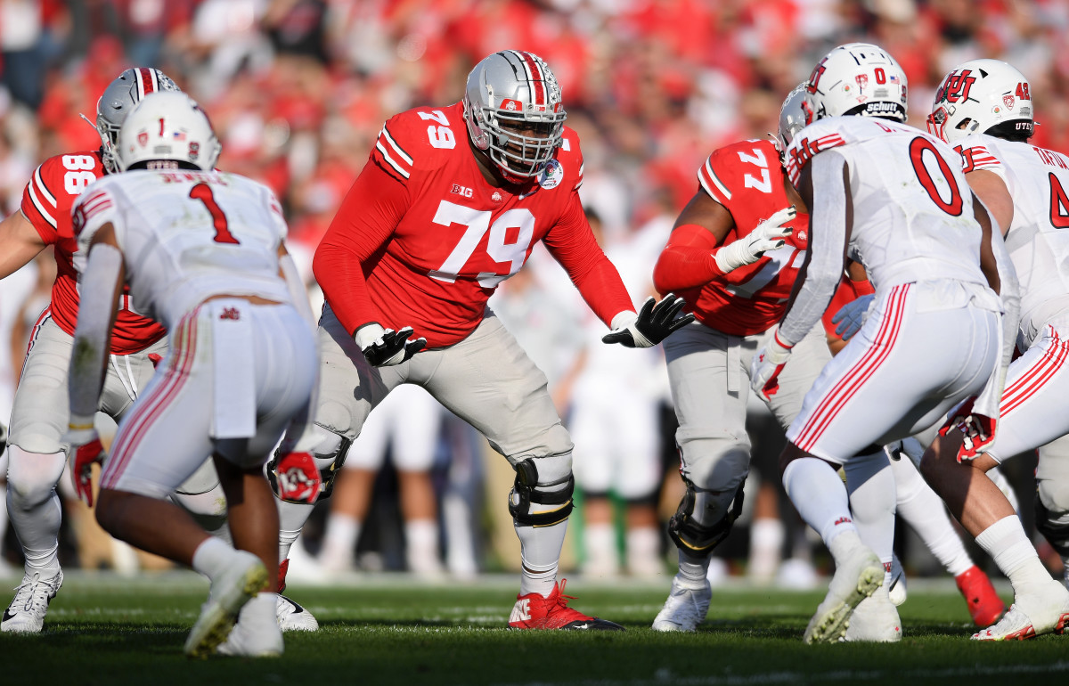 2023 NFL Draft Offensive tackle Dawand Jones, Ohio State, No. 111