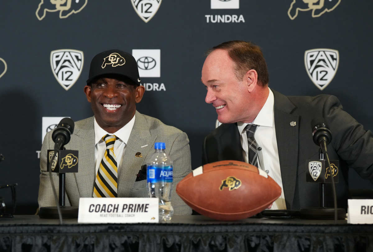 Colorado Coach Prime speaks to media before Nebraska game