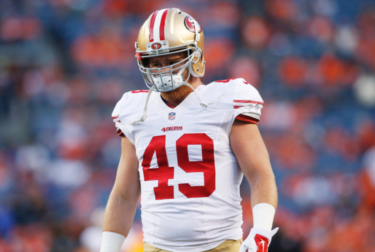 Rep. Eric Swalwell says former 49ers fullback Bruce Miller threatened him  on social media - CBS San Francisco