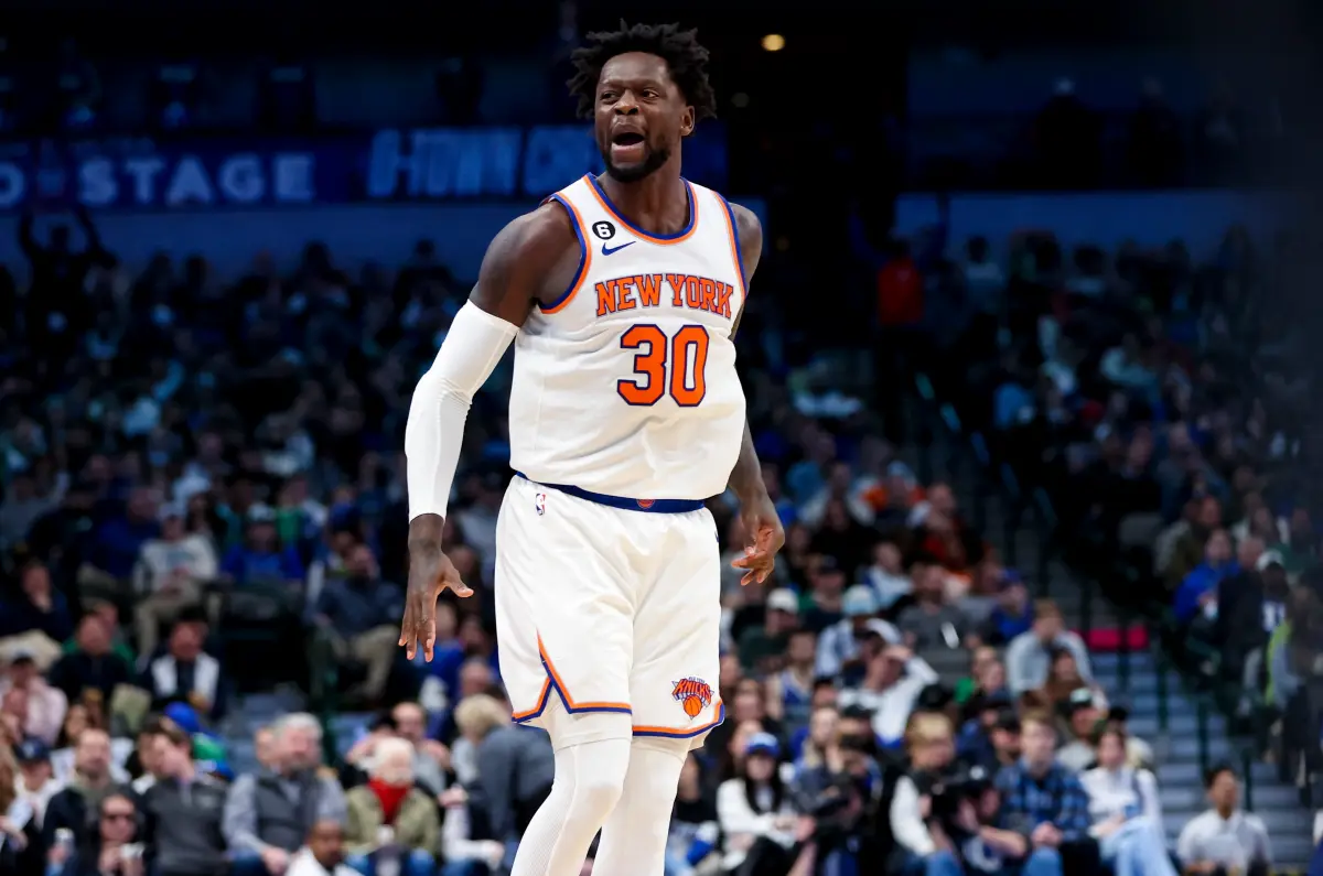 Knicks' Julius Randle Makes Special Appearance During NBA Finals ...