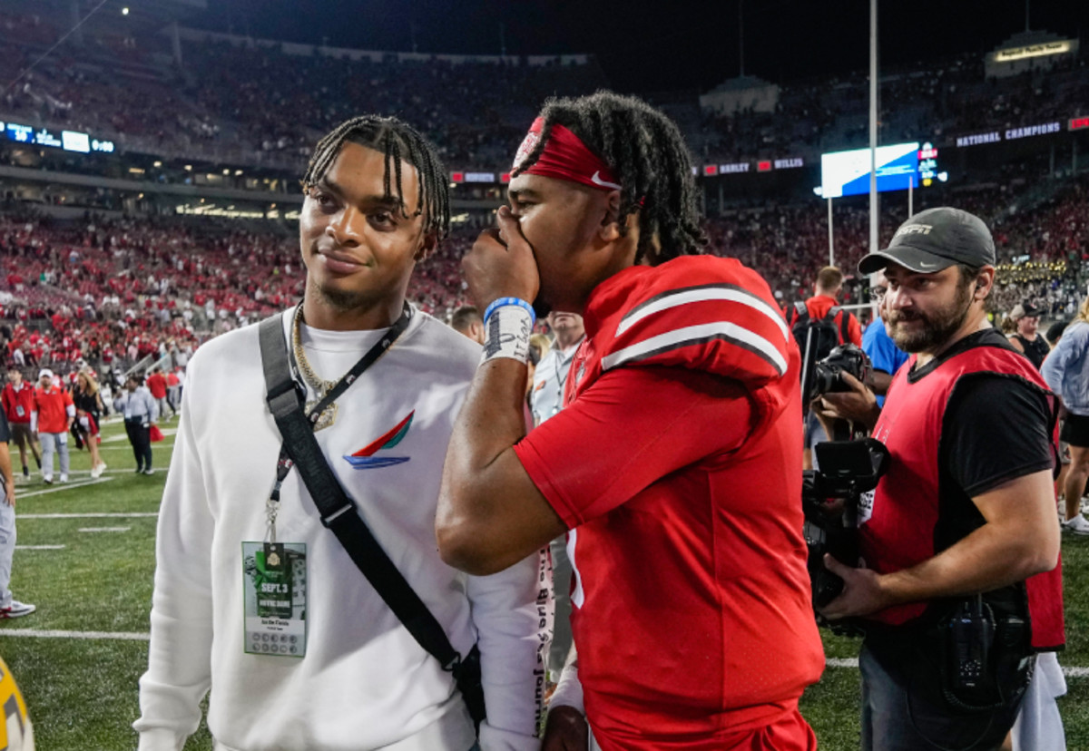 C.J. Stroud Thinks Justin Fields Is A Top-Five NFL QB and Football Fans Aren't Happy